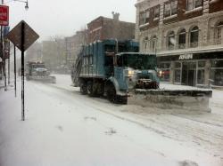 Snow plow in the oklahoma city capital metro area