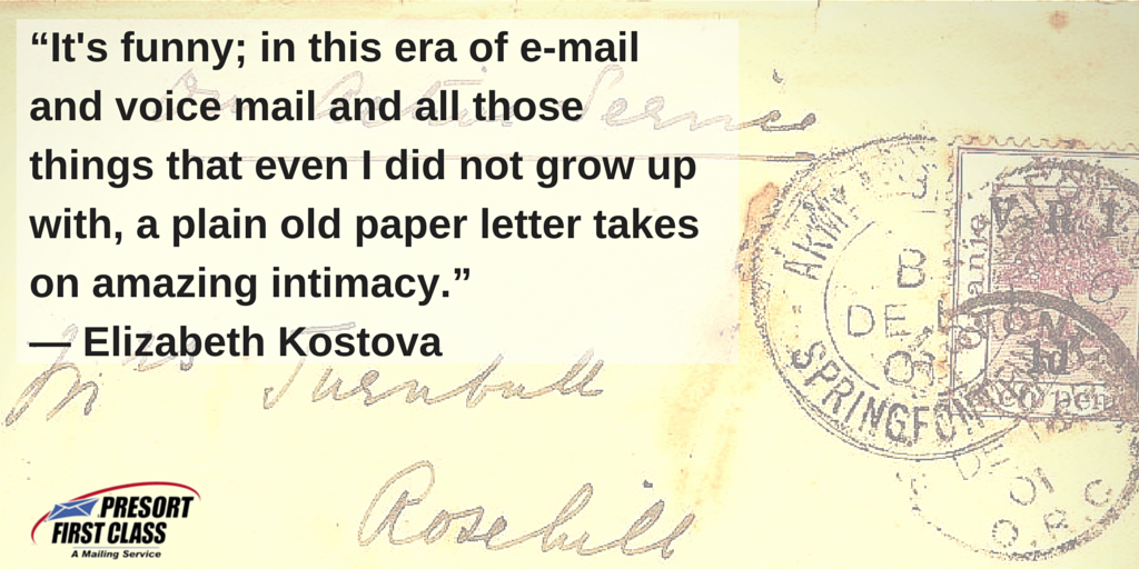 a plain old paper letter takes on amazing intimacy quote by elizabeth kostova
