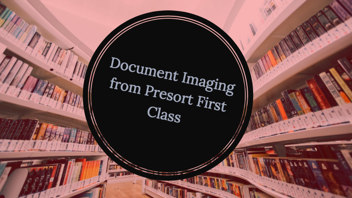 document imaging from presort first class